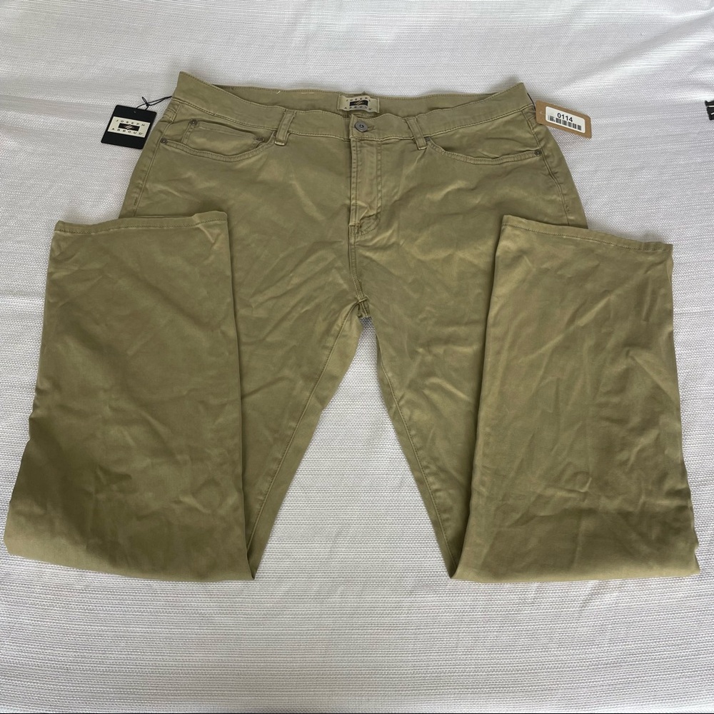 NWT Joseph Abboud Men's Size 38W x 32L Tan Cotton Classic Fit Pants #0114